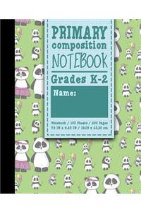 Primary Composition Notebook