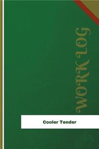 Cooler Tender Work Log: Work Journal, Work Diary, Log - 126 pages, 6 x 9 inches