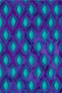 Journal Notebook Abstract Watercolor Pattern 3