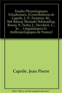 Etudes Phonologiques Tchadiennes