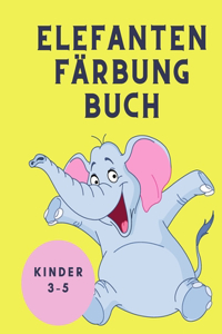 Elefanten Färbung Buch Kinder 3-5