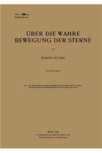 Aoeber Die Wahre Bewegung Der Sterne