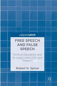 Free Speech and False Speech