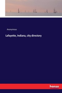 Lafayette, Indiana, city directory