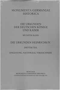 Die Urkunden Heinrichs IV.