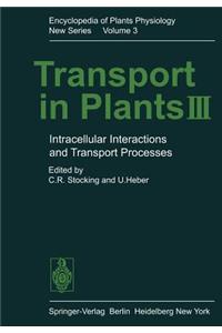 Transport in Plants III