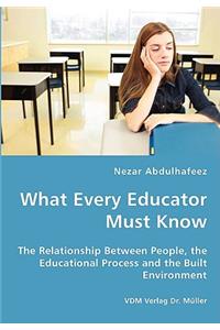 What Every Educator Must Know