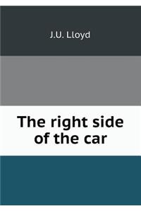 The right side of the car