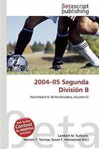2004-05 Segunda Division B