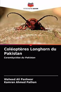 Coléoptères Longhorn du Pakistan