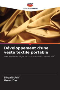 Développement d'une veste textile portable