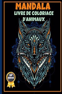 Livre de Coloriage Mandala D'Animaux