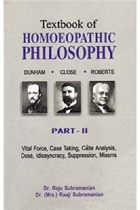 Textbook of Homeopathic Philosophy