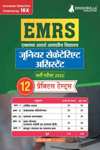 EMRS Junior Secretariat Assistant Recruitment Exam Book 2023 - Eklavya Model Residential School - 12 Practice Tests (1500+ Solved MCQ) with Free Access To Online Tests