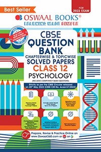 Oswaal CBSE Chapterwise & Topicwise Question Bank Class 12 Psychology Book (For 2023 Exam)