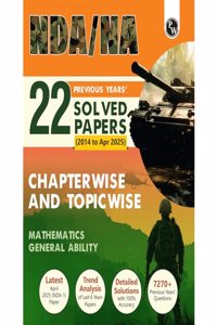 Physics Wallah PW NDA NA 21 Previous Years Solved Papers (From 2014 to April 2025) Chapterwise and Topicwise PYQs l Maths and General Ability For 2025-2026 Exams