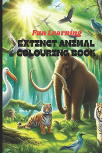 Extinct Animals Coloring Book
