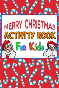 Merry Christmas Activity Book For Kids