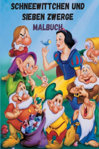 Schneewittchen und sieben Zwerge Malbuch