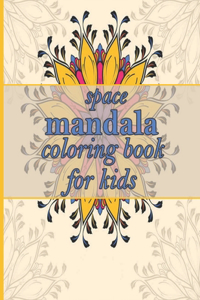 space mandala coloring book for kids