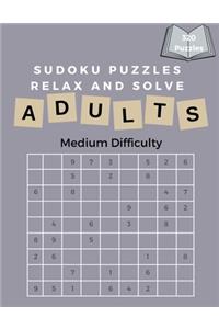 Sudoku Puzzles Relax and Solve