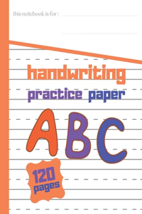 Handwriting practce paper