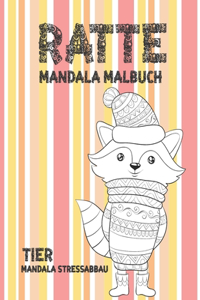 Mandala Malbuch - Mandala Stressabbau - Tier - Ratte