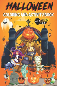 Halloween Coloring and Activity Book