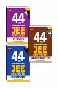 MTG 44 Years JEE Advanced Previous Year Solved Question Papers with Chapterwise Solutions - Physics, Chemistry, Mathematics (1978-2021), JEE Advanced Books 2022 (Set of 3 Books)