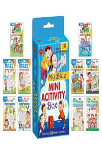 Kids Activity Box | My Blue Mini Activity Box | Set Of 10 Smart Activity Books