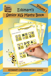 Senior Kg Maths Book - Ukg Maths Workbook For 4+ Years Cbse / Ukg Maths Worksheets For Kids Cbse / Kindergarten Maths Activity Text Books / Teaches Number, Addition And Subtraction Book, 3D Shapes, Symbols, Ordinal Position