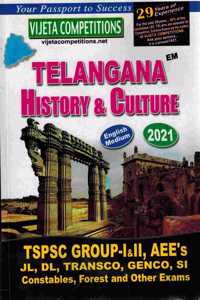 Telangana History and Culture 2021 [ ENGLISH MEDIUM ]