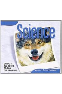 Harcourt School Publishers Science: All in One CDROM Plng(sngl)G4
