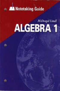 McDougal Littell High School Math: Notetaking Guide Transparencies Algebra 1