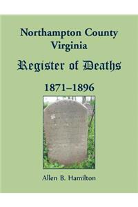 Northampton County, Virginia Register of Deaths, 1871-1896