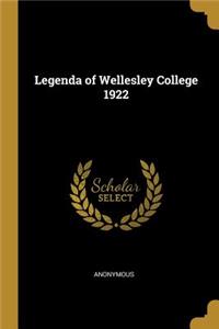 Legenda of Wellesley College 1922