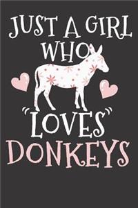 Donkey Girl Gift Notebook