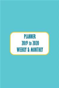 Academic Planner Appointment Book Pastel Blue