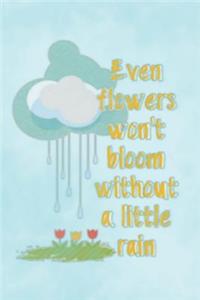 Even Flowers Won't Bloom Without a Little Rain
