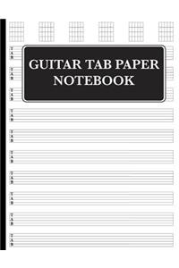 Guitar Tab Paper Notebook