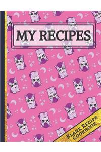 Blank Recipe Cookbook