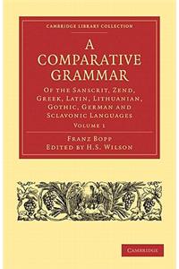 Comparative Grammar of the Sanscrit, Zend, Greek, Latin, Lithuanian, Gothic, German, and Sclavonic Languages 3 Volume Paperback Set