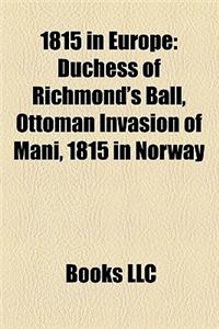 1815 in Europe