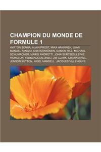 Champion Du Monde de Formule 1