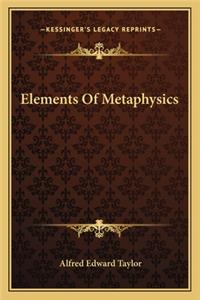 Elements of Metaphysics