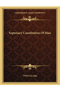 Septenary Constitution of Man