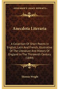 Anecdota Literaria