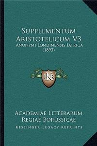 Supplementum Aristotelicum V3