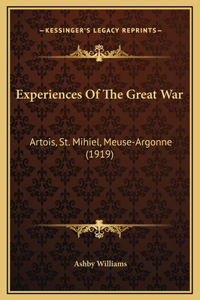 Experiences Of The Great War