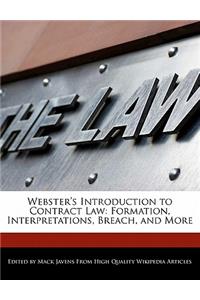 Webster's Introduction to Contract Law